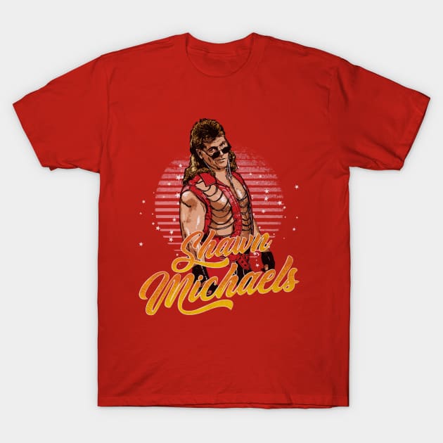 Shawn Michaels Retro T-Shirt by MunMun_Design